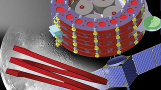 Der helixförmige Festtreibstoff aus PTFE/Teflon treibt die Satellitentriebwerke auf der vom Institut für Raumfahrtsysteme der Stuttgarter Universität (IRS) geleiteten Mondmission. (Archiv: Vogel Business Media)