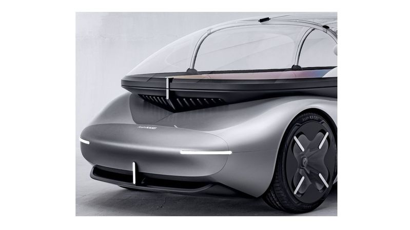 Hard-coated PC window in Asahi Kasei's concept car AKXY2 (Bild:  Asahi Kasei)