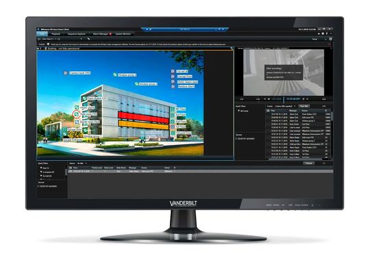Lageübersicht in Echtzeit: Die Integration des „SPC“-Einbruchmeldesystems von Acre Security  mit „Milestone XProtect“ visualisiert Alarmereignisse direkt auf einem 3D-Gebäudeplan.(Bild:  Acre Security)