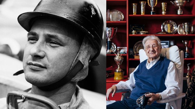 Nicht vielen Menschen gelingt es ein Alter von 97 Jahren zu erreichen, zumal wenn sie einst den ristkanten Beruf des Rennfahrers ausübten. Hans Herrmann war es vergönnt.(Bild:  Porsche AG/Mercedes-Benz AG)