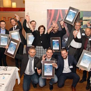 Große Freude bei allen Award-Gewinner des Abends! 