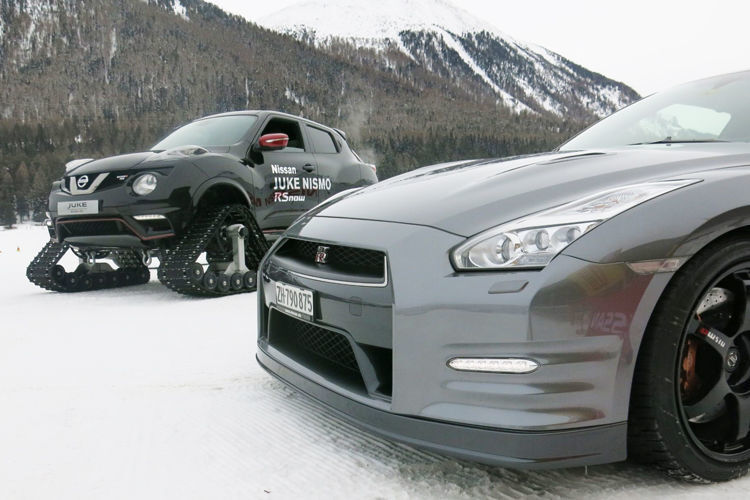 Mit den Allradmodellen von Nissan im Schnee. (Foto: Nissan)