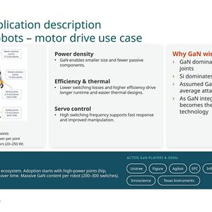 GaN in humanoid robots: Nexperia sees potential for 200 to 300 GaN switches per humanoid robot. This figure is based on a market estimate, not on a specific production design.(Image: Nexperia)