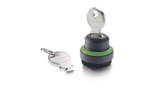 Trotz geringer Größe weist der kompakte RAFIX-Schlüsselschalter eine ausgezeichnete Taktilität auf. (Bild: RAFI)