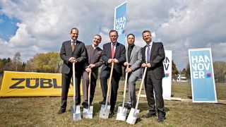 Am 13. April erfolgte der erste Spatenstich für das Technologiezentrum im Wissenschafts- und Technologiepark in Marienwerder. Bild: Hannoverimpuls (Bild: Hannoverimpuls)