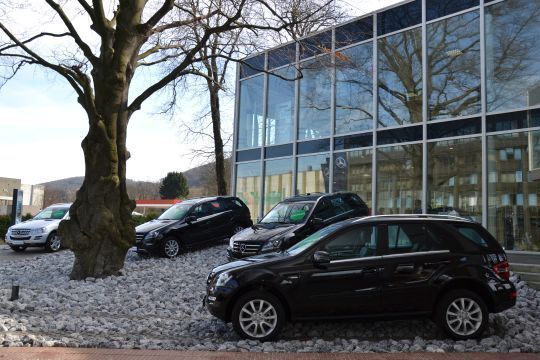 In die Außenflächen der Gebrauchtwagenpräsentation hat das Autohaus erst kürzlich investiert. (Archiv: Vogel Business Media)