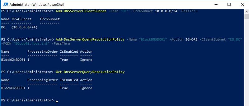 Richtlinien für DNS erstellen. (Bild: Microsoft / Joos)