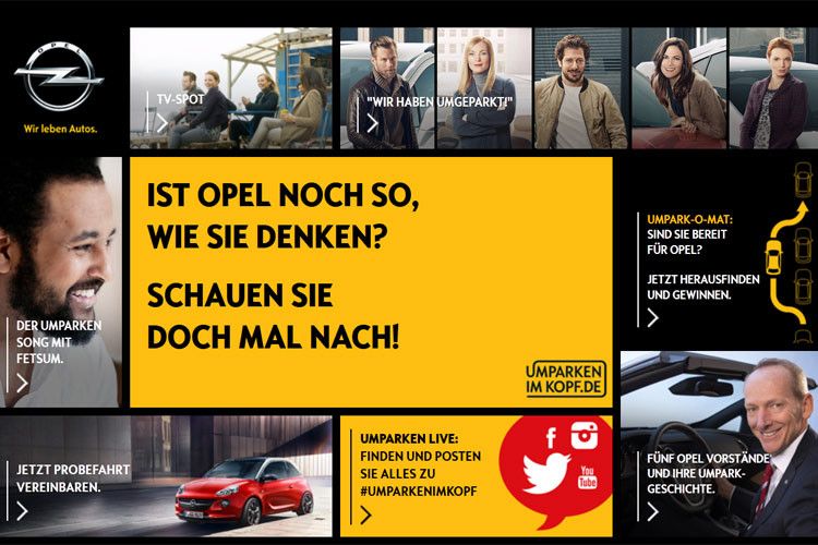 Seit dem vergangenen Wochenende ist umparkenimkopf.de mit dem Opel-Logo versehen. (Foto: Rehberg)