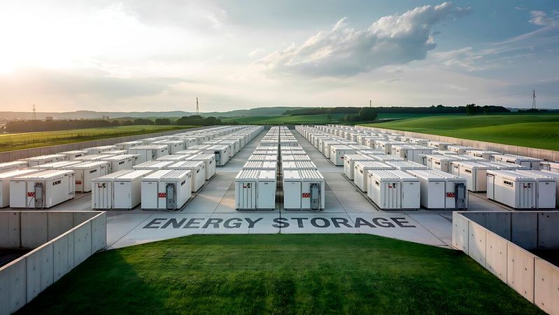 Power electronics form the technological backbone of battery energy storage systems for renewable energy integration.(Source: ©  Design Stock - stock.adobe.com)
