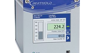 Mit dem Fördermengen-Messsystem LB 472 kann Durchsatz und Massenstrom bestimmt werden. (Bild: Berthold/Klaus Kerth Photodesign)