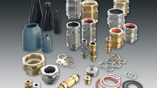 Weidmüller Klippon Kabelverschraubungen: Die Klippon Familie an Kabelverschraubungen für armierte und nicht armierte Kabel eignet sich für den Einsatz in Ex e (erhöhte Sicherheit) und Ex d (druckfeste Kapselung) Applikationen.  (Bild: Weidmüller)