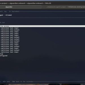 Meldung und Behandlung eines Zugriffs auf sensible Daten durch Bitdefender AI Guardian (Bild: Bitdefender)