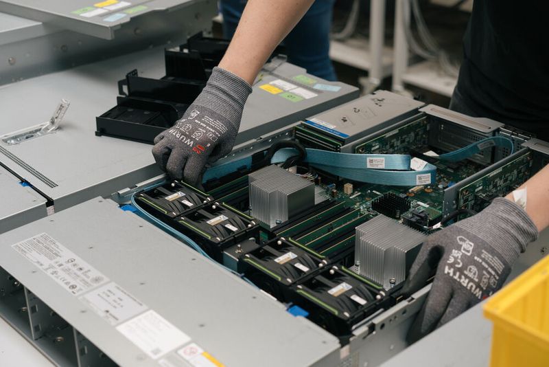 Allein im Jahr 2024 hat Green IT Solution mehr als 100.000 IT-Geräte von Unternehmen refurbishen lassen und die Hardware anschließend dem Markt zurückgeführt. (Bild: Felix Finger)