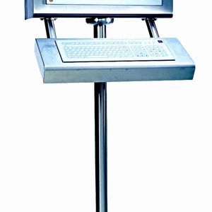 Bild 1: PC-basierte Bediensysteme werden über optische eigensichere Lichtwellenleiterkabel in ein über Kilometer ausgedehntes, durchgängiges Ethernet eingebunden.