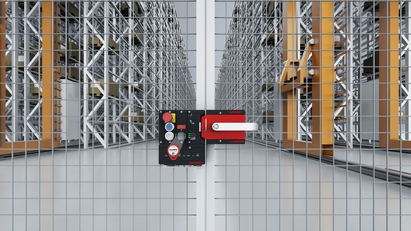Das modulare Schutztürsystem MGB2 Modular kombiniert mit dem Schlüsselsystem CKS erfüllt alle Anforderungen an Flexibilität, Kosteneffizienz und Betriebssicherheit.(Bild:  Euchner)