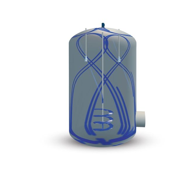 Agitators, baffles and other built-in components are taken into account for the simulation of the tank cleaning process. (Lechler)