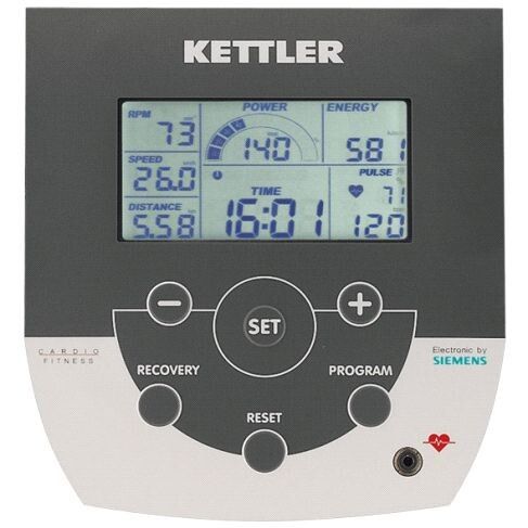 Folientastatur in der Bedieneinheit des Heimtrainers von Kettler (knitter-switch)