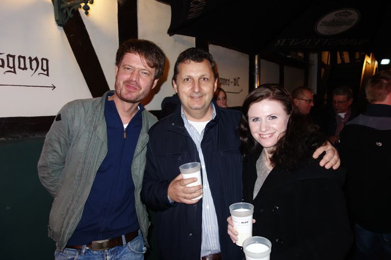 Die ALSO Kollegen unter sich, (v. l.) Andreas Wellie, Vassilos Kiktakis und Sofia Springer. (IT-BUSINESS)