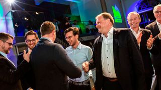 Auto Bierschneider freute sich über den Sieg beim „Gebrauchtwagen Award 2019“. (Stefan Bausewein)