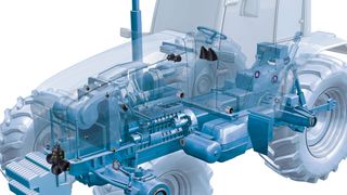 Notfallbremssystem einer Landmaschine (Bild: Freudenberg)