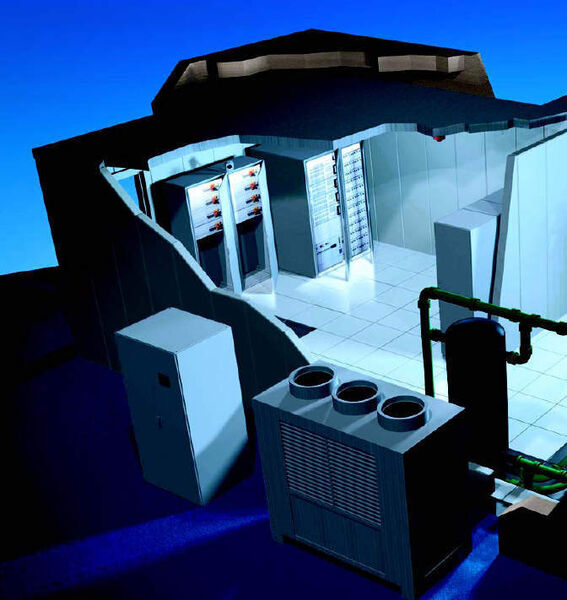 Auf der Cebit 2008 hatte Rittal mit seinem Live Data Center eine energieeffiziente Rechenzentrumslösung vorgestellt. Bild: Rittal (Archiv: Vogel Business Media)