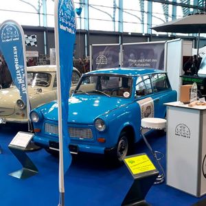 Toll gemacht und überaus informativ: der Stand der Internationalen Trabantregister e.V Intertrab e.V. (Bild:  Steffen Dominsky)