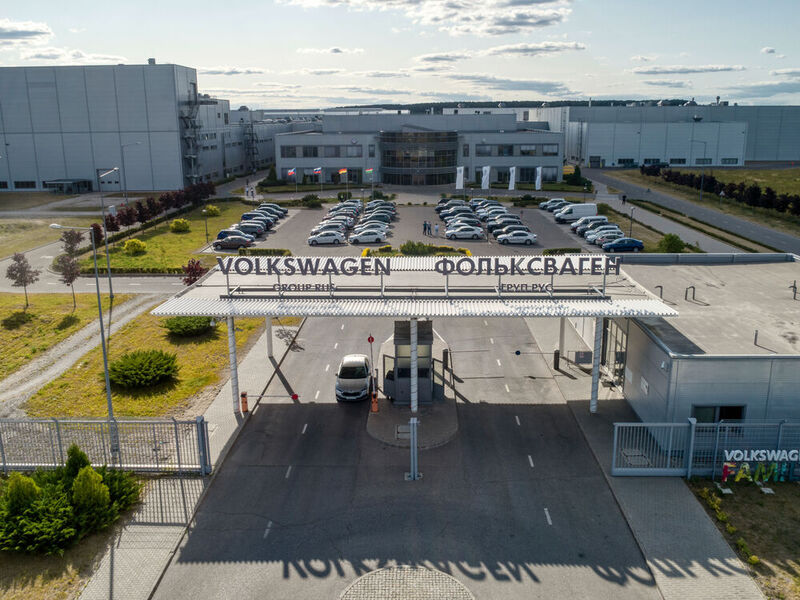 Volkswagen hat im Mai in Russland fast keine Fahrzeuge mehr verkauft.