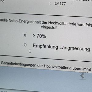 ... von 70 Prozent lag. Doch mit einem Langzeittest lässt sich auch der genaue Wert ermitteln. Der SoH lag beim Audi (Baujahr 2019, Laufleistung 56.040 Kilometer) bei 94 Prozent. Respekt!(Bild:  Schmidt – VCG)
