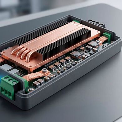 INFAC integrates an isolated and regulated 800 V-to-48 V DC‑DC converter into the EV battery pack, using the existing cooling system while reducing high-voltage cabling, external components and packaging requirements. (symbolic image) (Source: © NAMONA_Design - stock.adobe.com)