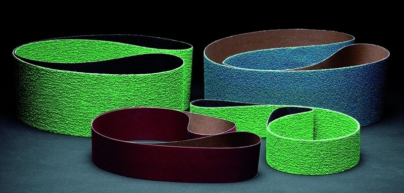 Bild 4: Hochleistungs-Schleifbänder steigern die Effizienz beim Bandschleifen. (Archiv: Vogel Business Media)