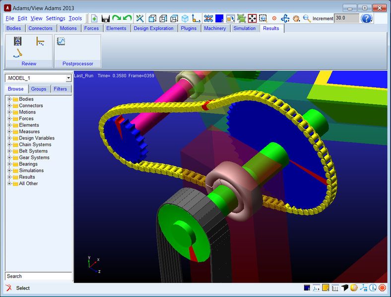 Das bisherige Adams/Tire konzentriert sich auf Handlingtests mit Frequenzen unter 15 Hz. (Bild: MSC)