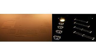 Bild 1: Die Bauteilgenerierung erfolgt beim Lasersintern (links) und Strahlschmelzen (rechts) schichtweise. (Archiv: Vogel Business Media)