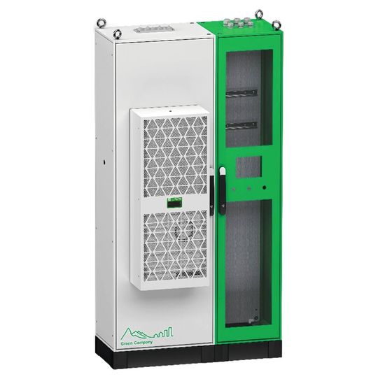 Zu den bedeutendsten Eigenschaften der neuen Kühleinheiten zählt ihre Konnektivität. So können Betriebs- und Sensordaten über eine Modbus-RTU-Schnittstelle an Scada- und Monitoringsysteme, etwa aus dem Eco-Struxure-Portfolio, weitergegeben werden. (Bild:  Schneider Electric)