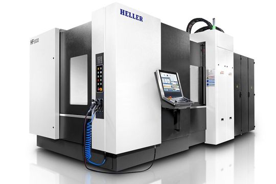 Heller will show the HF 5500 5-axis, horizontal-spindle mill-turn centre at AMB 2026.(Source:  Heller)