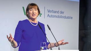 Aktuell gebe es keinen Anlass, die Prognosen hochzusetzen, meint VDA-Präsidentin Hildegard Müller. (Bild: Peter Himsel/VDA)