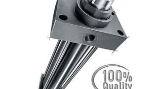 The tie rod cylinder is equipped with new linear cushioning. (AHP Merkle)