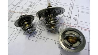 Thermostatische Regelventile, die von Behr Thermot-tronik für viele Automarken der Welt hergestellt werden; diese bestehen zumeist aus unterschiedlichen und präzisen Stanzteilen von denen das Unternehmen pro Jahr 37 Mio. Stück fertigt. (Archiv: Vogel Business Media)
