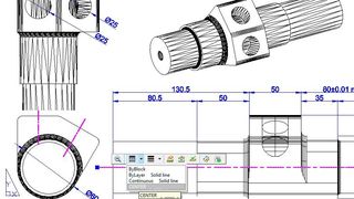 Die 2D- und 3D-CAD-Software Corel-CAD 2017 verspricht dank vieler neuer Funktionen und Detailverbesserungen noch schneller professionelle Resultate. (Corel)