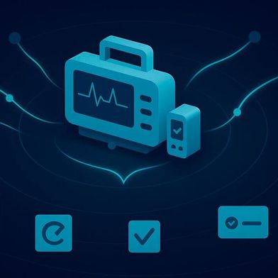 Mit Prosmap steht eine speziell für die Medizintechnik entwickelte Lösung zur Verfügung: eine Medical Product Platform, die bestehende Systeme nicht ersetzt, sondern integriert, verbindet und zentralisiert. (Symbolbild) (Bild: GPT Image Editor / KI-generiert)