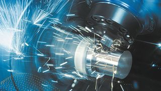 Mithilfe von Algorithmen, die am Innovation Lab entwickelt wurden, lassen sich qualitätskritisch Fertigungsschritte innerhalb eines Zerspanprozesses identifizieren.  (Kistler Group)