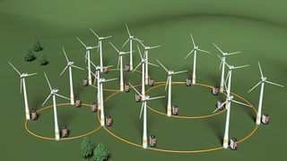 Industrial-Ethernet-Switche von Weidmüller managen die Kommunikations-Infrastruktur von Windparks. (Bilder: Weidmüller)