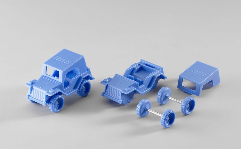 Die Einzelteile des Buggys entstehen in einem Fertigungsschritt und werden anschließend automatisch montiert. (Archiv: Vogel Business Media)