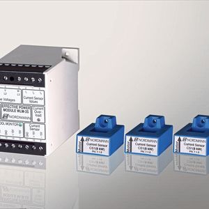 Das hochempfindliche WLM-3S Dreiphasen-Wirkleistungsmessgerät von Nordmann mit erhöhter Sensitivität für kleinste Werkzeug- und Spanungsquerschnitte.(Bild:  Nordmann GmbH & Co. KG)