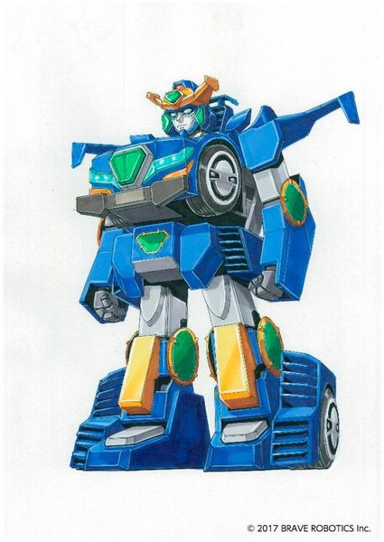 Mechanical Designer Kunio Okawara, der die Mecha für Gundam designt hat, arbeitete bei der Konstruktion des Roboters mit. (J-deite Ride LLP)