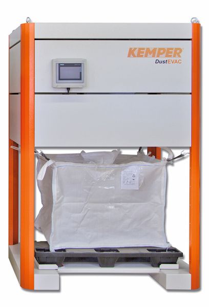 Dust Evac ermöglicht den Betrieb der Filteranlage ohne Unterbrechungen und sorgt für gesteigerte Effizienz und Sicherheit der Mitarbeiter. (Bild: Kemper)