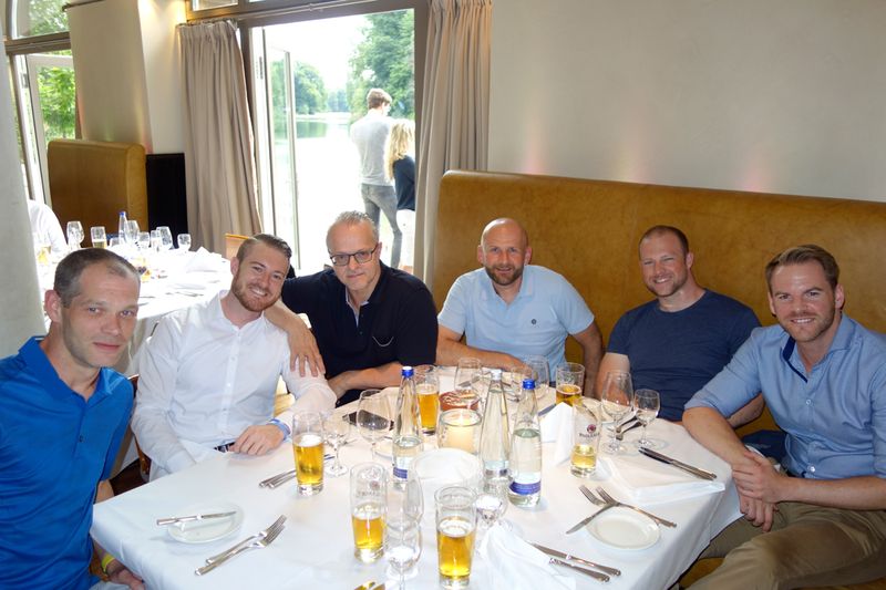 (v. l.) Nikolaus Ruby, CLS, Max Muth, Western Digital, Patrick Matzinger und Tom Kompes, Littlebit, Ramon Schmid, Digitec, und Josef Riess, Littlebit.  (Bild: IT-BUSINESS)