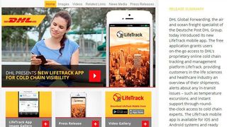 Die neue  App „Lifetrack“ von Deutsche Post DHL erhöht die Transparenz in der Kühlkette. (Bild: Deutsche Post DHL)