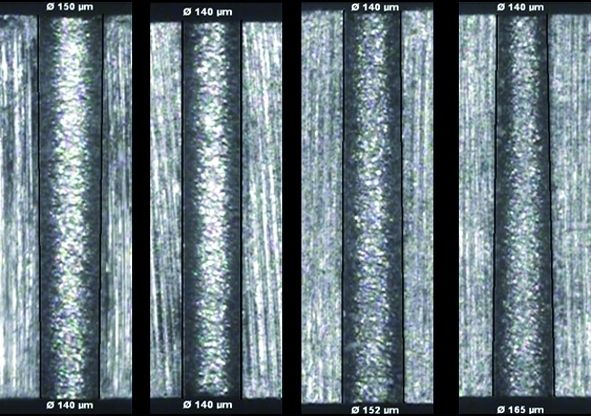 Bild 2: Mit dem Mikrobohren lassen sich auch konische Bohrungen herstellen. Die maximale Konizitätsänderung pro mm Bohrtiefe beträgt ±30 µm. (Archiv: Vogel Business Media)