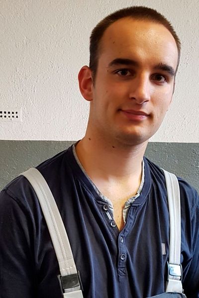 Max Müller, Karosserie-Instandhaltungstechnik, 2021... (Bild: ZKF)