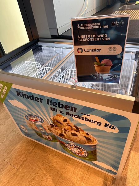 Comstor und Cisco haben das leckere Eis gesponsert. (Bild: Vogel IT-Medien GmbH)